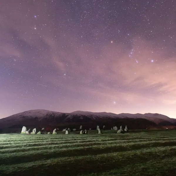 Castlerigg stone circle by starlight