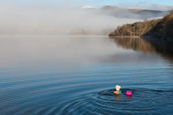 Winter wild swimming