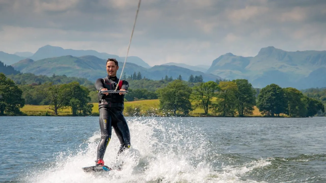 Wakeboarding on Windermere