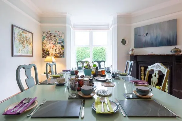 The Mount's art-filled dining room