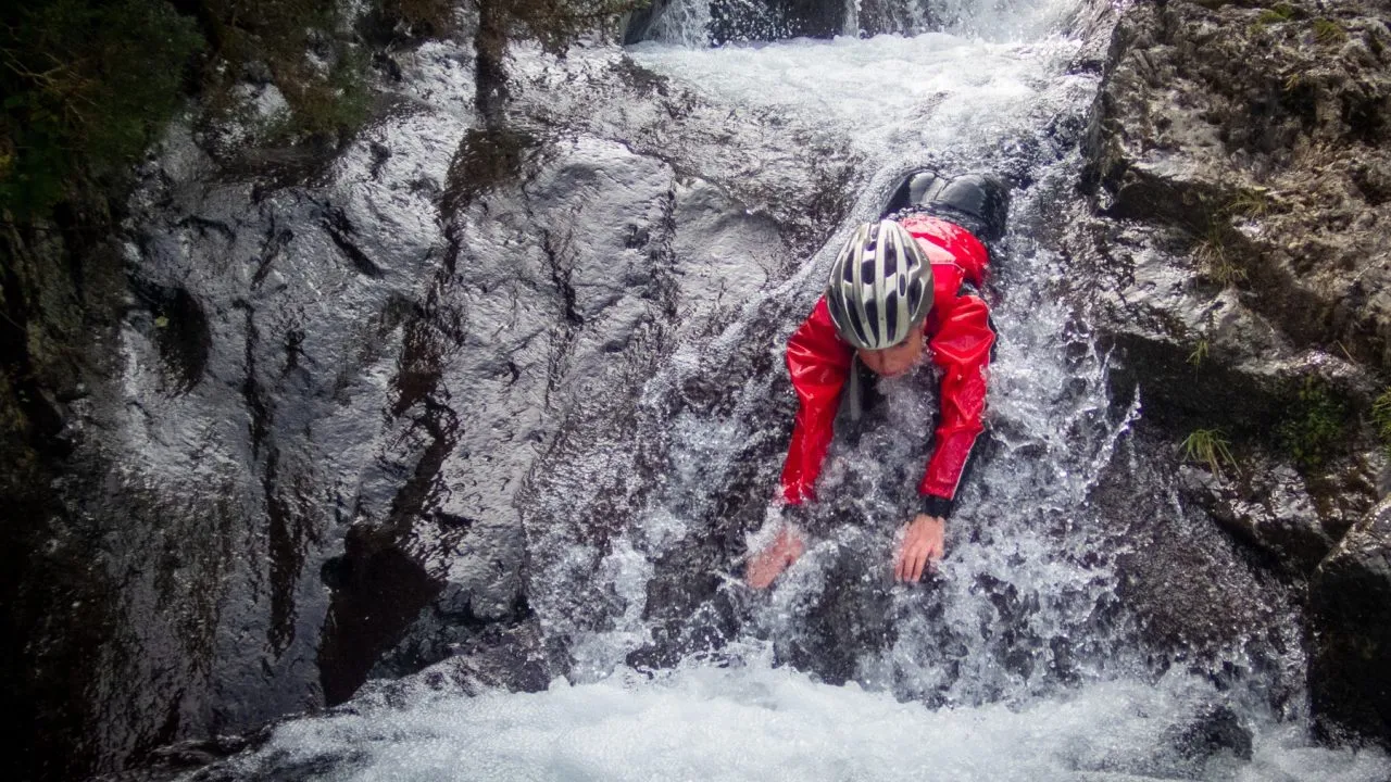 Get wet ghyll scrambling