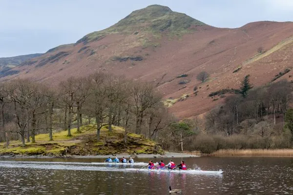 Rowing races on Derwentwater