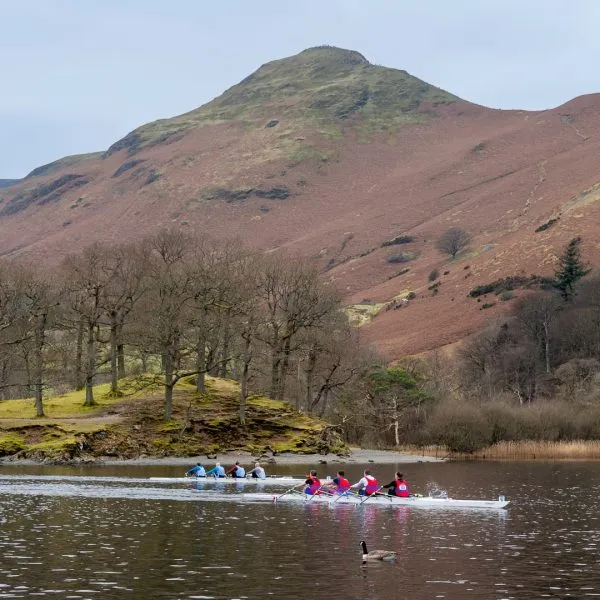 Rowing on Derwentwater